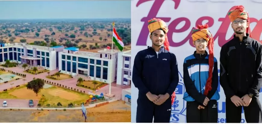 घोड़ीवारा बालाजी स्थित गुरुकृपा पब्लिक स्कूल ने किया फुटबॉल में राजस्थान का प्रतिनिधित्व करने वाली अपनी प्रतिभाओं का सम्मान