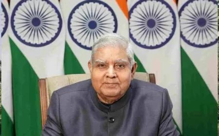 Vice President Resignation News: स्वास्थ्य कारणों से उपराष्ट्रपति जगदीप धनखड़ का इस्तीफा, राष्ट्रपति को भेजा त्यागपत्र