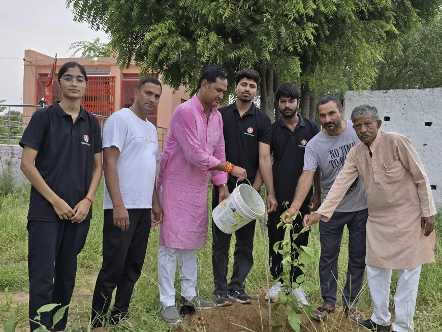 उजालों संस्था के सह-संस्थापक हितेश चांदवा ने अपने 22वे जन्मदिन पर लगाए 22 पौधे, पर्यावरण संरक्षण का दिया संदेश