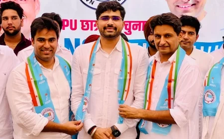 पंजाब यूनिवर्सिटी अध्यक्ष अनुराग दलाल NSUI में शामिल, कैंपस राजनीति में नई करवट