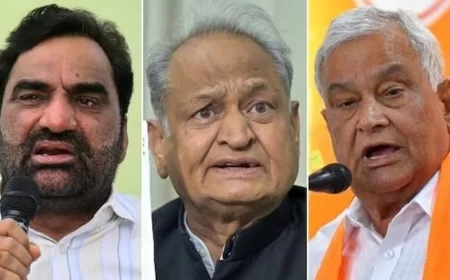 अशोक गहलोत ने लगाए सरकार गिराने के आरोप, बेनीवाल-मीणा को बताया दोस्त