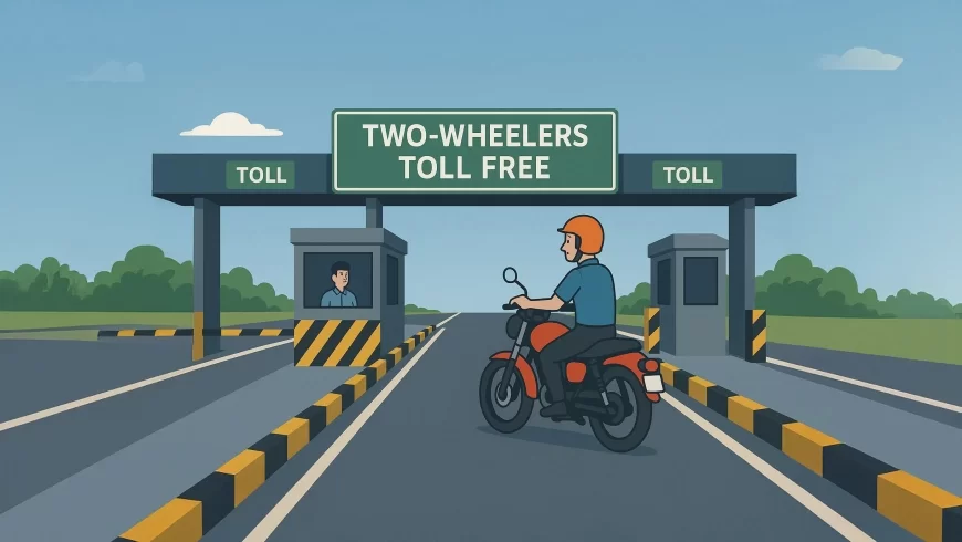 टोल प्लाजा पर दोपहिया वाहनों से कोई शुल्क नहीं लिया जाता - NHAI का स्पष्टिकरण