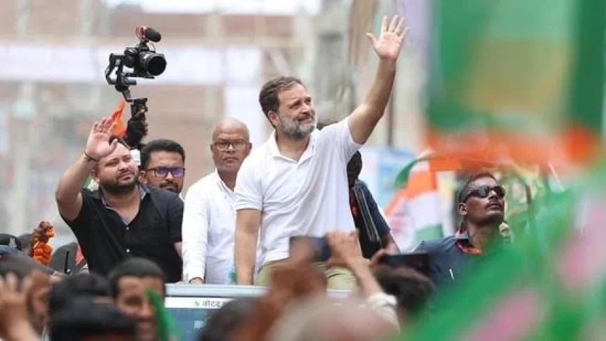 राहुल गांधी की वोटर अधिकार यात्रा: लोकतंत्र और चुनावी पारदर्शिता की नई लड़ाई
