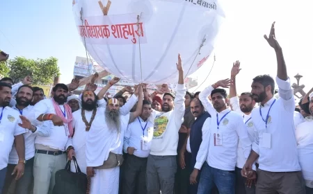 विधायक मनीष यादव ने अरावली संरक्षण को समर्पित किया जन्मदिन, रक्तदान शिविर में उमड़ा जनसैलाब