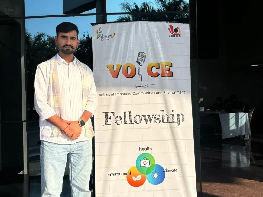 थार क्षेत्र के श्रवण कुमार का VOICE फ़ेलोशिप के लिए चयन, राजस्थान से एकमात्र प्रतिभागी बने