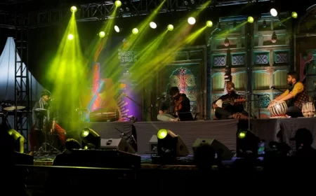 फर्स्ट इंडिया न्यूज़ जयपुर म्यूज़िक स्टेज की धमाकेदार शुरुआत, JLF 2026 में छाया लाइव म्यूज़िक का रंग