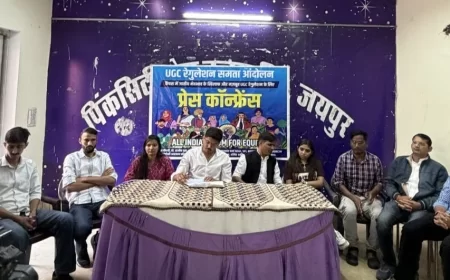 Rajasthan News: UGC रेगुलेशन के समर्थन में एकजुट हुए छात्र संगठन, 'रोहित एक्ट' लागू करने की मांग पर आंदोलन