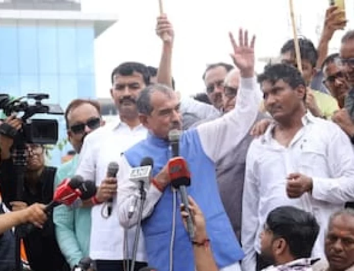 कांग्रेस पर बरसे मदन राठौड़, कहा- धर्मेंद्र प्रधान को हटाने के लिए विदेशों से आ रहा फंड