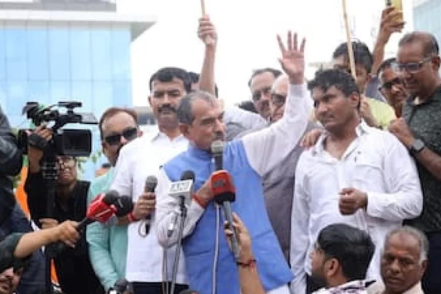 कांग्रेस पर बरसे मदन राठौड़, कहा- धर्मेंद्र प्रधान को हटाने के लिए विदेशों से आ रहा फंड