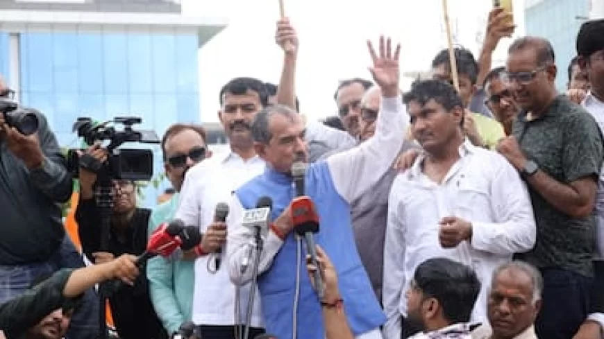 कांग्रेस पर बरसे मदन राठौड़, कहा- धर्मेंद्र प्रधान को हटाने के लिए विदेशों से आ रहा फंड