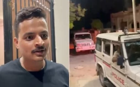 छात्र नेता शुभम रेवाड़ के घर देर रात पहुंची पुलिस: नजरबंद करने का आरोप, वीडियो जारी कर प्रशासन पर उठाए गंभीर सवाल