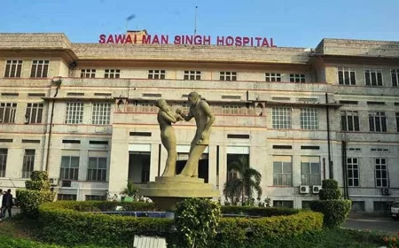 Rajasthan News: महिला गई थी SMS हॉस्पिटल, सिर पर गिर गया पंखा, लगे 12 टांके
