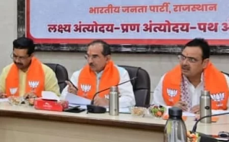 राजस्थान निकाय चुनाव: अजमेर-उदयपुर, भरतपुर-कोटा संभाग में BJP उम्मीदवारों के चयन पर मंथन जारी, 3-3 नामों के पैनल से तय होंगे प्रत्याशी