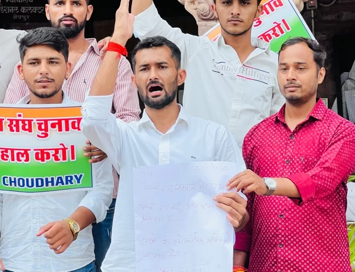 छात्रसंघ चुनाव बहाली की मांग को लेकर छात्रनेता एमएल चौधरी ने राज्यपाल को सौंपा रक्तपत्र, दी बड़े आंदोलन की चेतावनी
