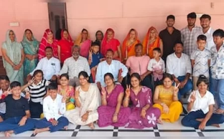 भरतपुर में संयुक्त परिवार की मिसाल: 55 सदस्यों का एक चूल्हे पर बनता है खाना